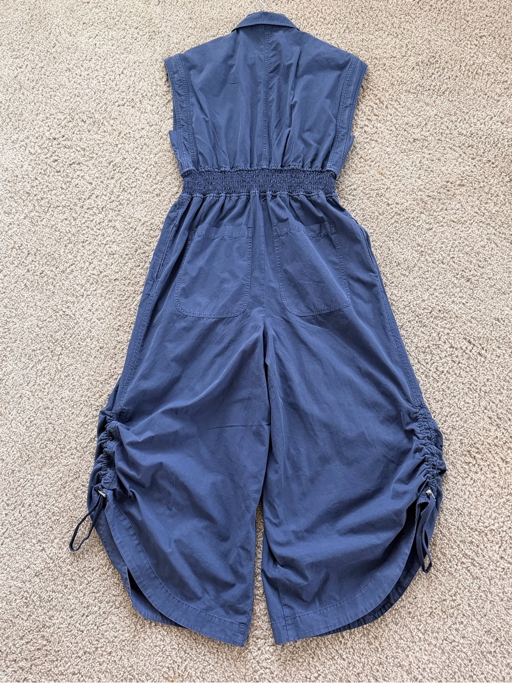 EUC ANTHROPOLOGY Shirting Parachute Jumpsuit - Picture 4 of 13